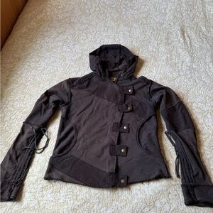 Men’s 2013 AD Black Burningman Hooded Jacket
